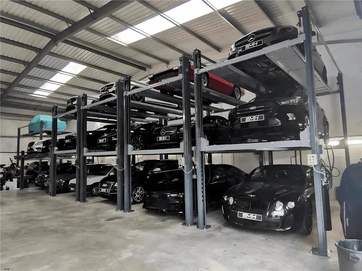 Triple car stacker parking lift - QINGDAO KETTP CO., LTD.