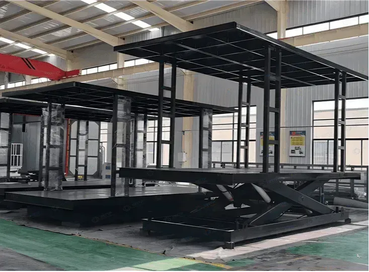 Scissor type floor lift & double platform(SF SFD) - QINGDAO KETTP CO., LTD.