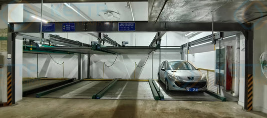 2P 2-Level puzzle parking system new installation project