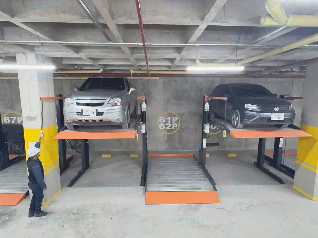 2T 2300 2-post Parking Lift Project – Colombia Installation