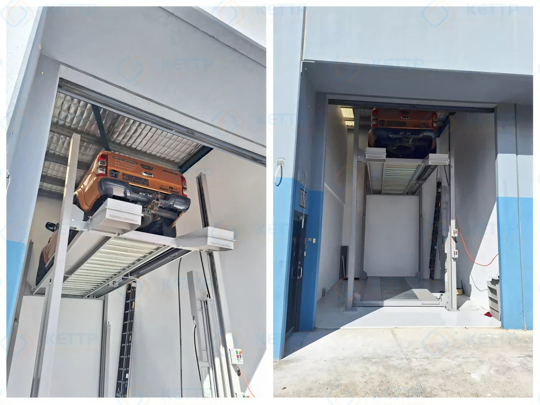 3E Triple Car Stacker Project in Sydney Australia