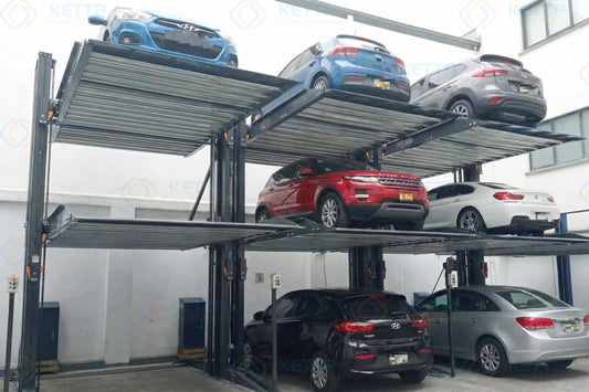 3T Triple Level Parking Solution for Mexico Apartments