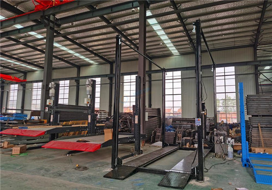 Kettp new develop 3 levels car stacker four post lift - QINGDAO KETTP CO., LTD.