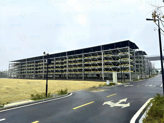 6 levels puzzle parking system