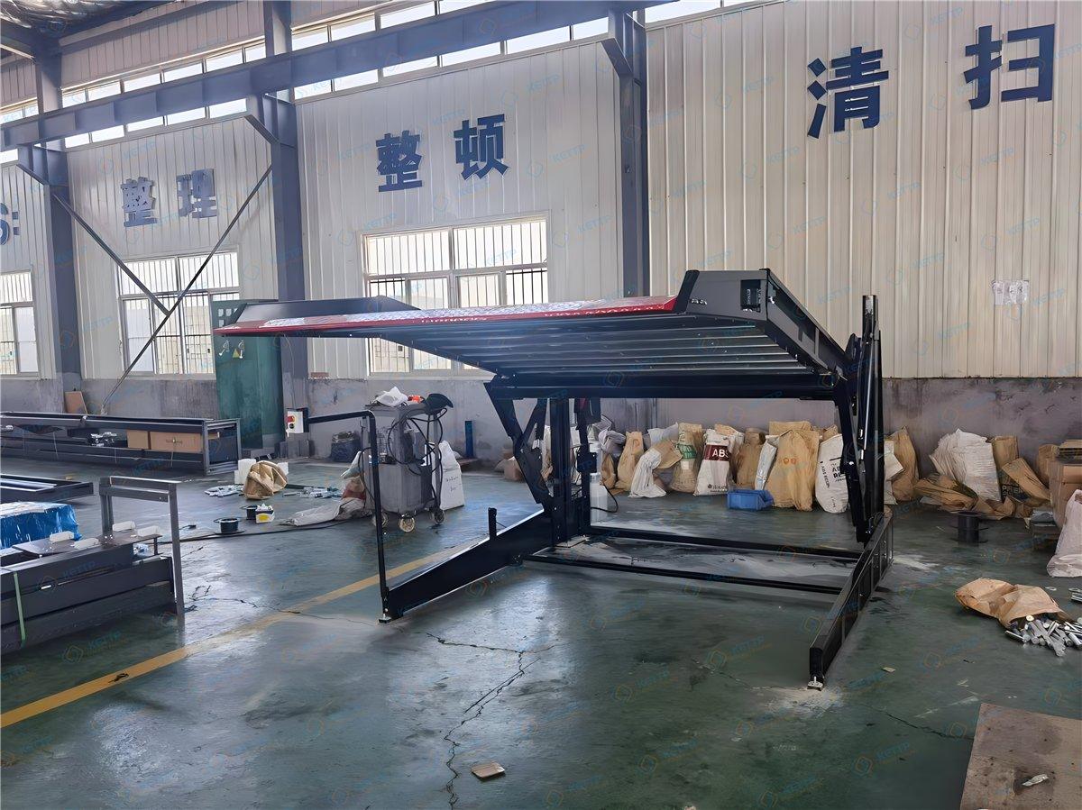 2 levels TILTING & one post parking lift - QINGDAO KETTP CO., LTD.