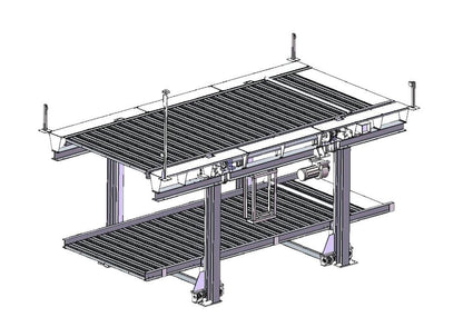 2-3 Levels Four Post Pit Parking Lift (3FP) - QINGDAO KETTP CO., LTD.