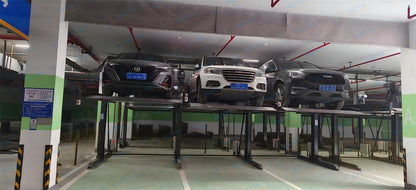 2 levels 2 post MOTOR type parking lift (2TM) - QINGDAO KETTP CO., LTD.