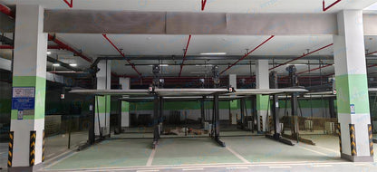 2 levels 2 post MOTOR type parking lift (2TM) - QINGDAO KETTP CO., LTD.