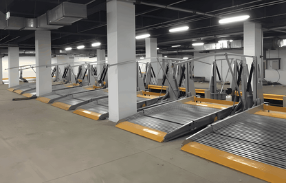 2 levels TILTING parking lift(2TT) - QINGDAO KETTP CO., LTD.