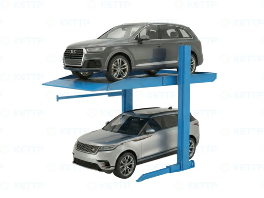 2 levels 2 post SINGLE cylinder parking lift  (2T)