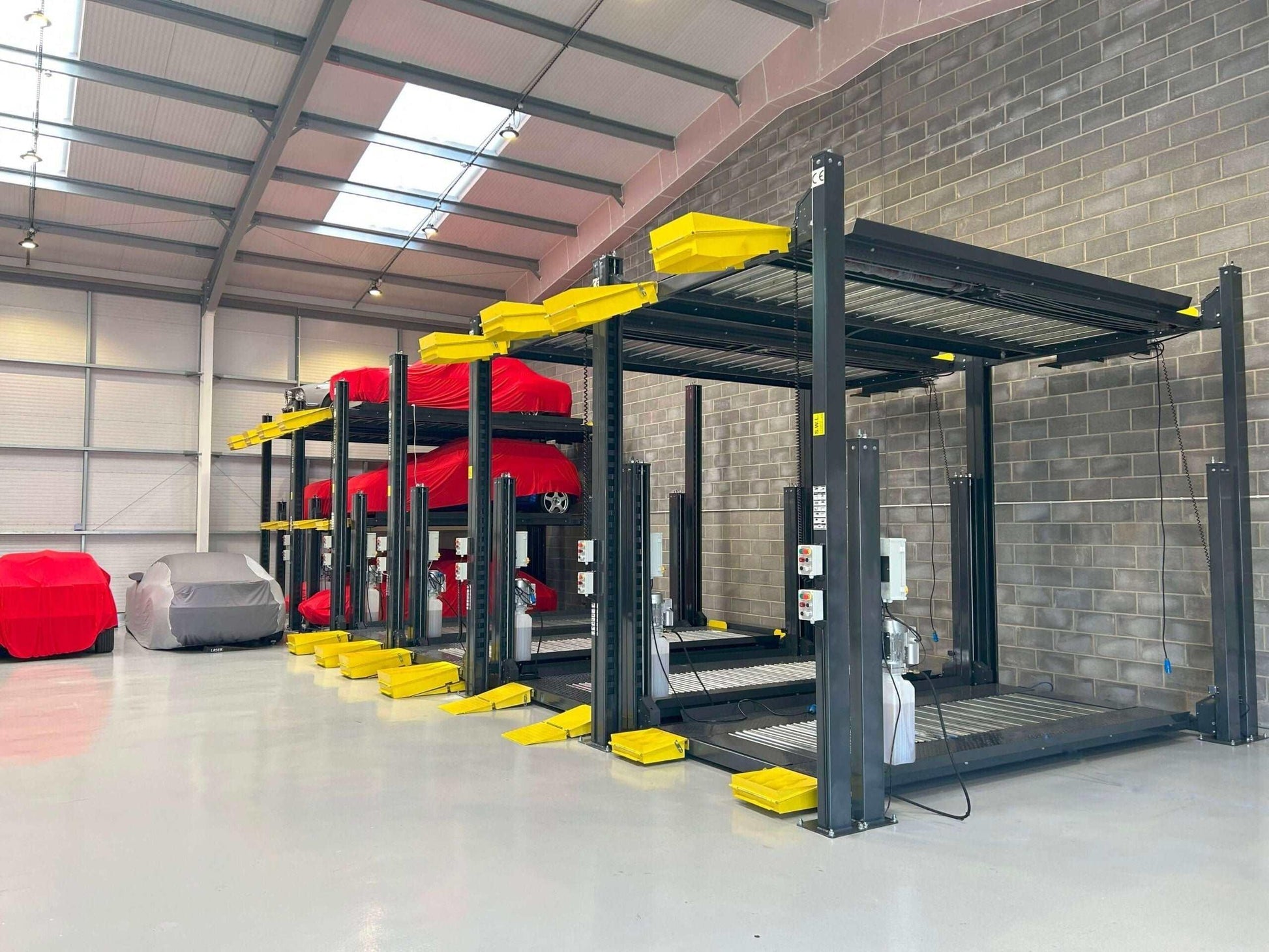 3 levels 8 post parking stacker (3E) - QINGDAO KETTP CO., LTD.