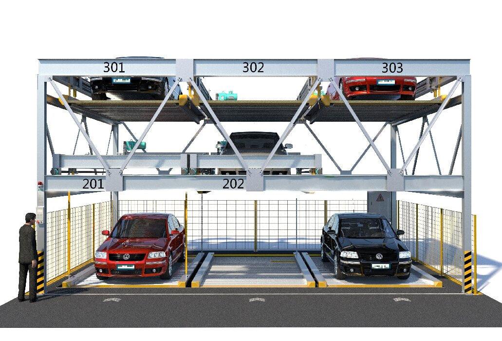 3 levels PUZZLE parking system (3P) - QINGDAO KETTP CO., LTD.