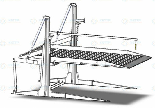 2 levels CANTILEVERED parking lift (2C) - QINGDAO KETTP CO., LTD.