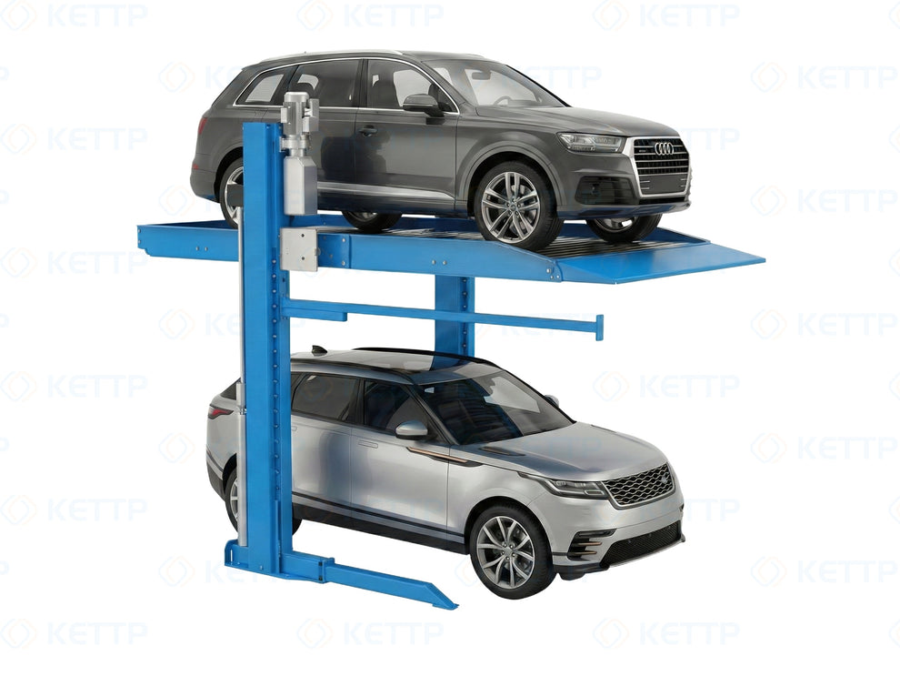 2 levels 2 post SINGLE cylinder parking lift (2T) – QINGDAO KETTP CO., LTD.