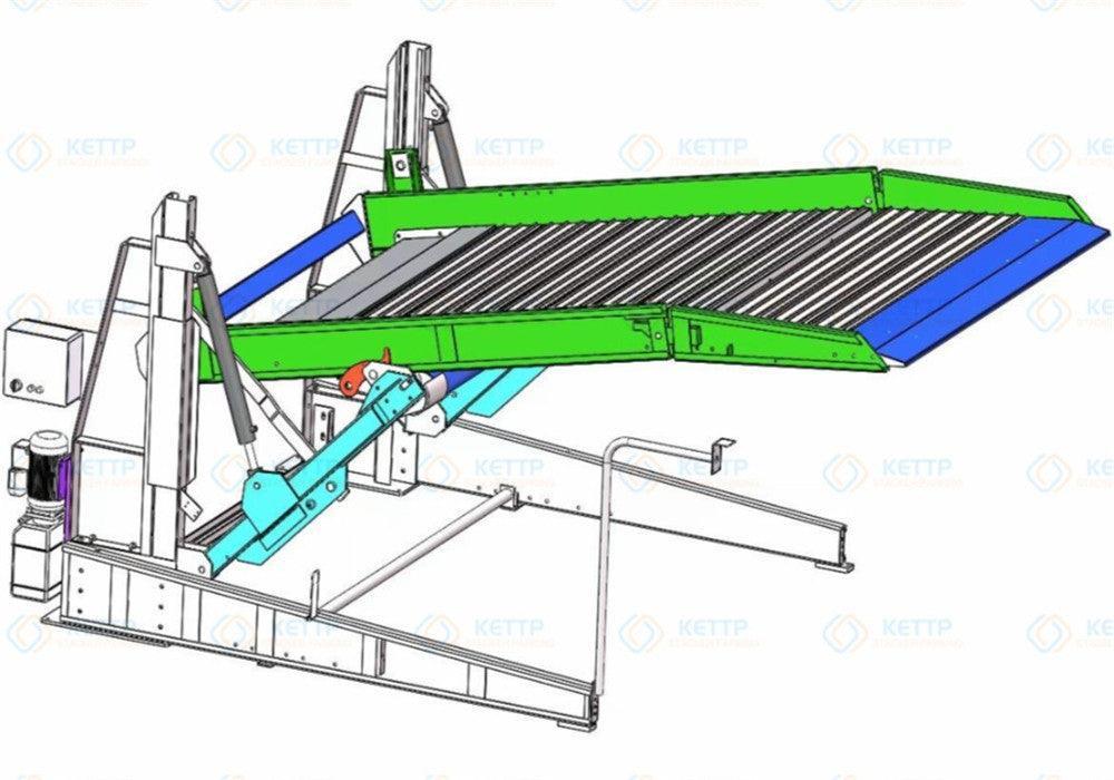 2 levels TILTING parking lift(2TT) - QINGDAO KETTP CO., LTD.