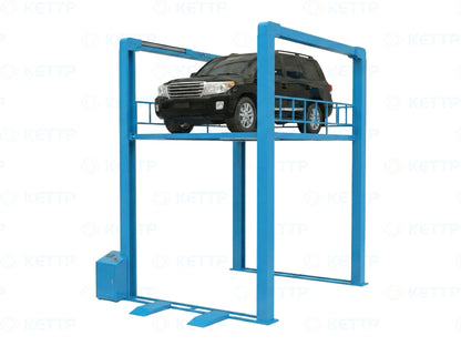 Four post vehicle floor lift (FF) - QINGDAO KETTP CO., LTD.