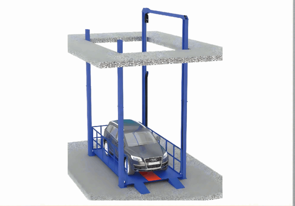 Four post floor lift(FF) - QINGDAO KETTP CO., LTD.