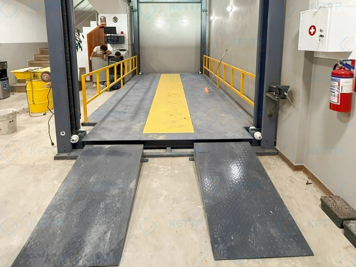 Four post vehicle floor lift (FF)
