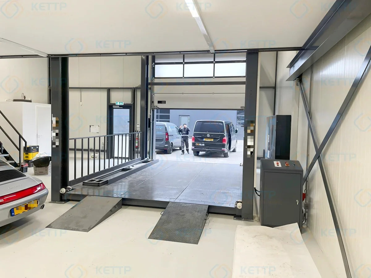 Load video: FF vehicle lift car elevator