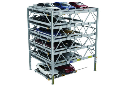 4-6 levels PUZZLE parking system (PSH 4-6) - QINGDAO KETTP CO., LTD.