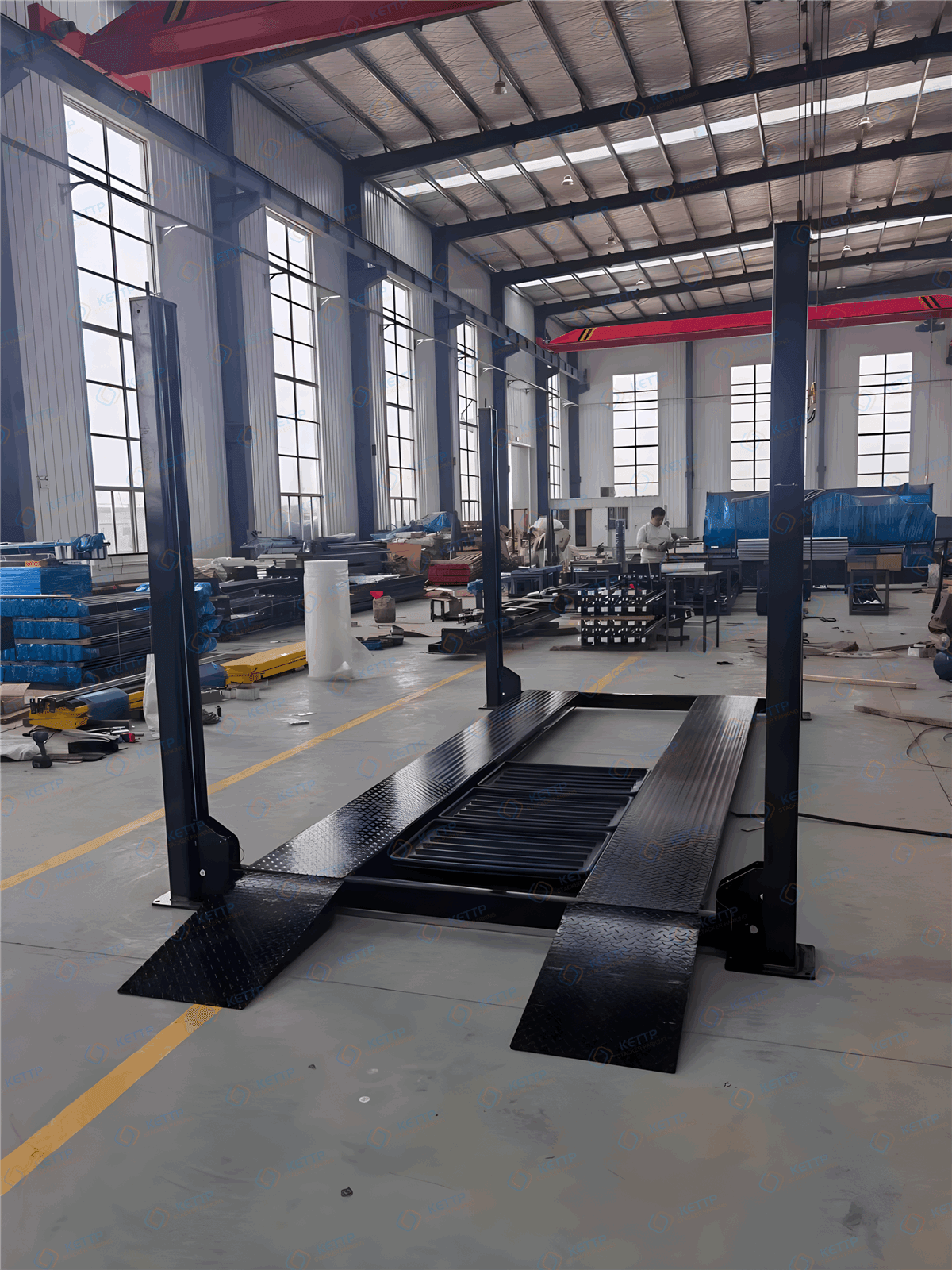 2 levels 4 post STRONG parking lift (2FS) - QINGDAO KETTP CO., LTD.