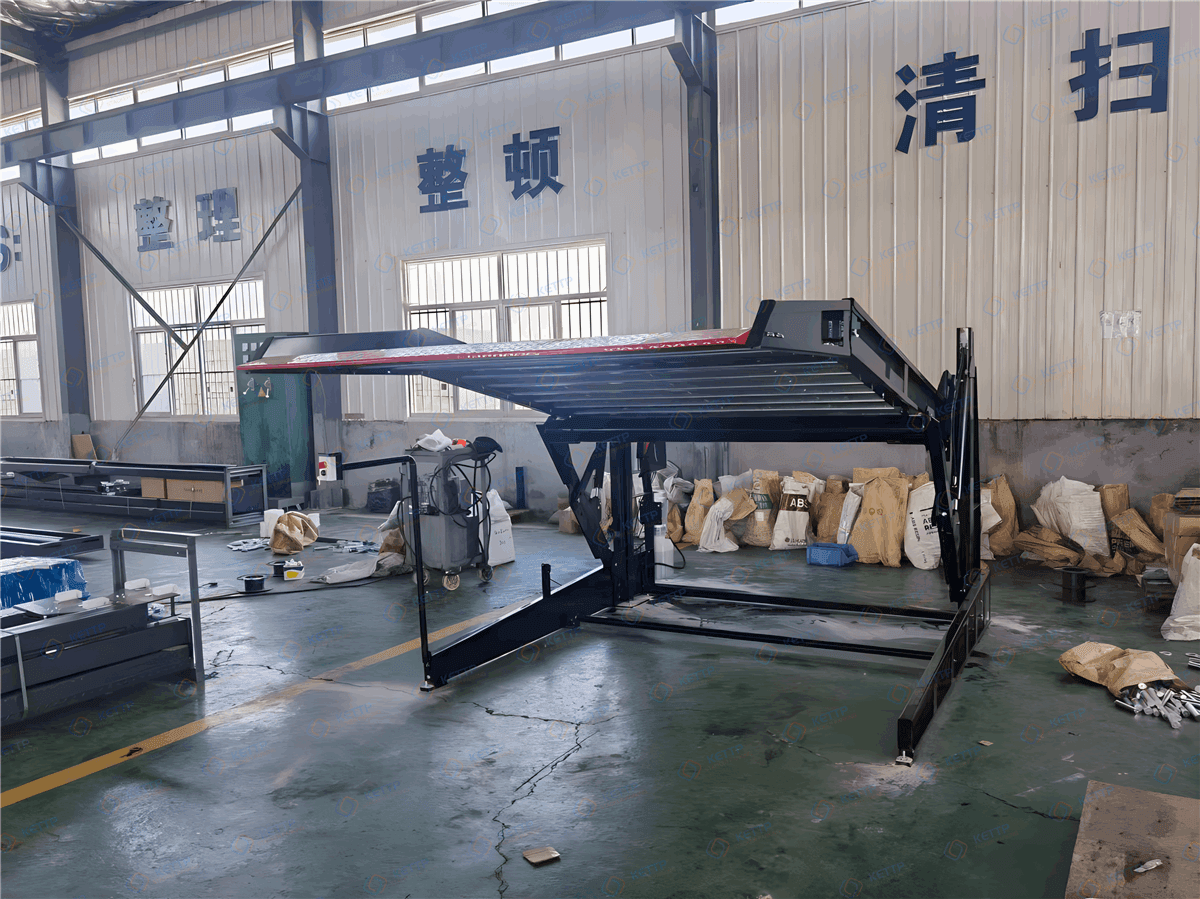 2 levels TILTING parking lift(2TT) - QINGDAO KETTP CO., LTD.