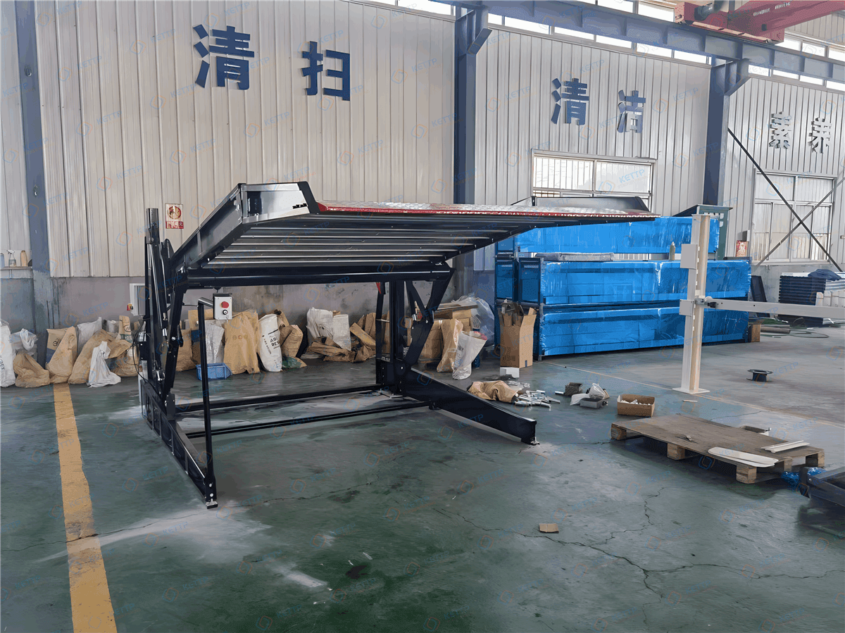 2 levels TILTING parking lift(2TT) - QINGDAO KETTP CO., LTD.