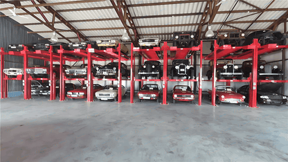 3 levels 8 post parking stacker (3E) - QINGDAO KETTP CO., LTD.