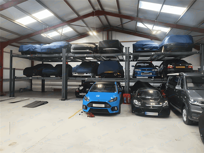 3 levels 8 post dual parking stacker (3ED) - QINGDAO KETTP CO., LTD.