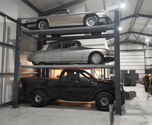 Triple car stacker parking lift - QINGDAO KETTP CO., LTD.