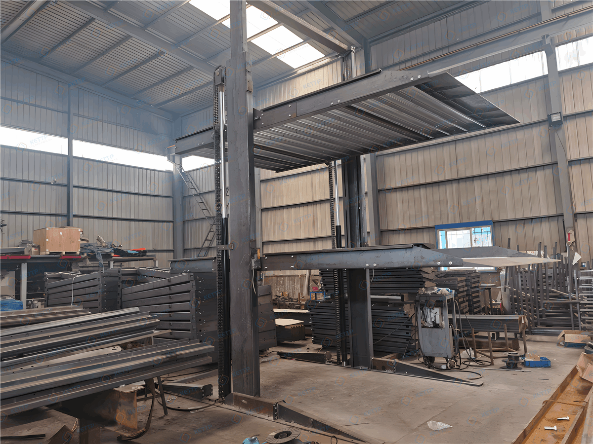 3 levels 2 post parking stacker (3T) - QINGDAO KETTP CO., LTD.