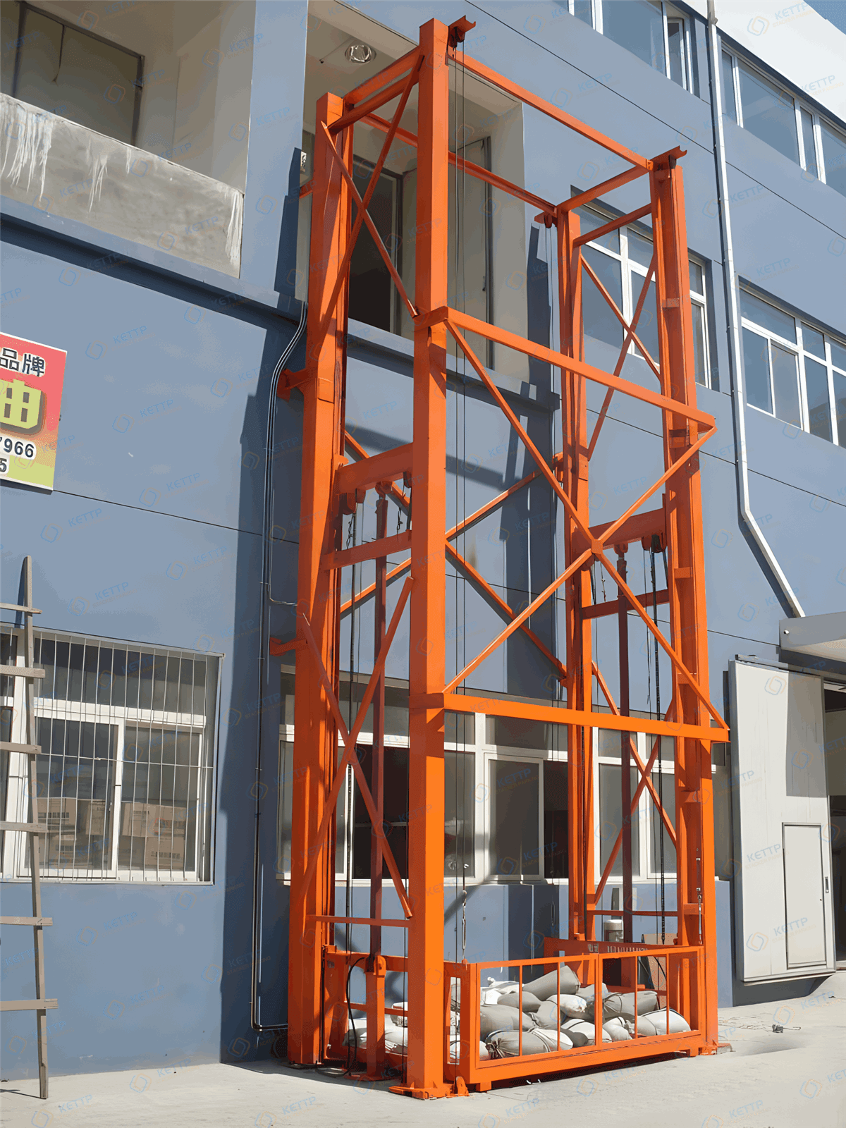 Four post floor lift(FF) - QINGDAO KETTP CO., LTD.