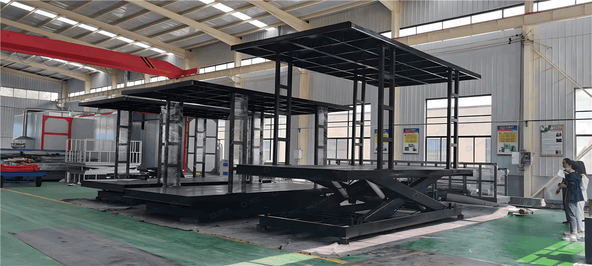 Scissor type floor lift & double platform(SF SFD) - QINGDAO KETTP CO., LTD.